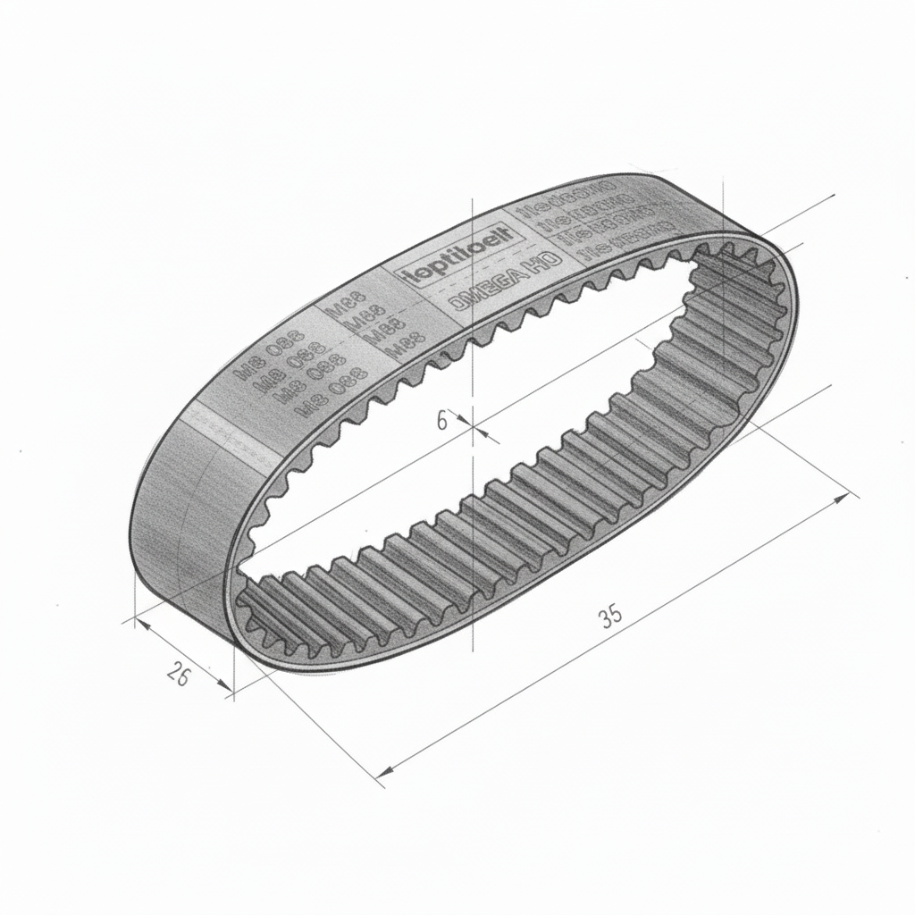 Зубчатые ремни хлоропрена